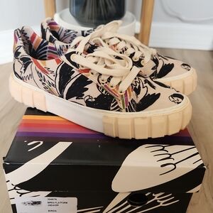 FARM Rio Bird Print Platform Sneakers